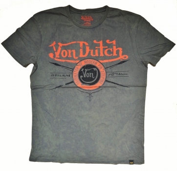 Von Dutch T-Shirt Print Olive