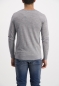 Preview: Dstrezzed V-Neck Fine Merino Md. Grey Melange