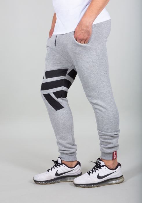 Alpha Industries Side Logo Jogger Grey Heather