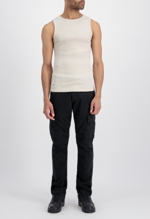 Alpha Industries X-Fit Rib Tank Vintage White