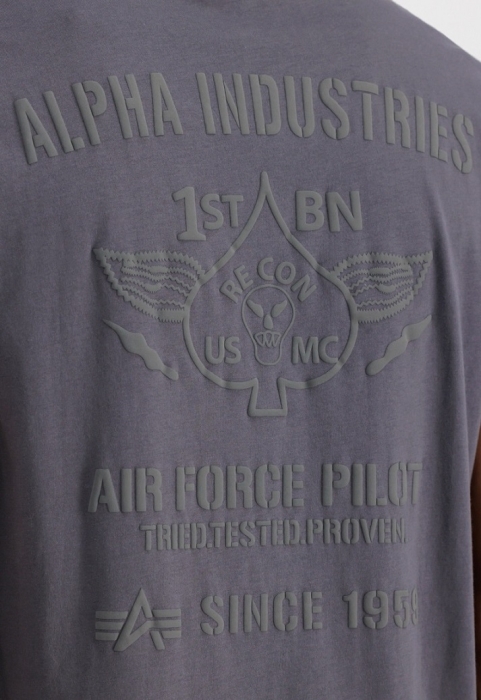 Alpha Industries Air Force T Vintage Grey