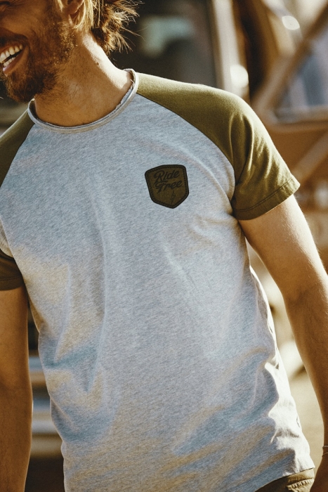 Preview: Freeman T Porter Tirius Bicolore Light Grey Melange