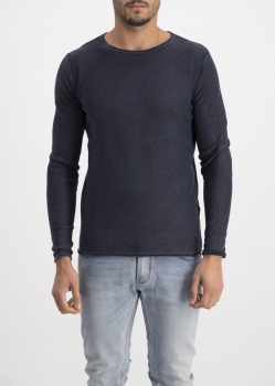 Preview: Dstrezzed Crew Acid Stripe Dark Navy