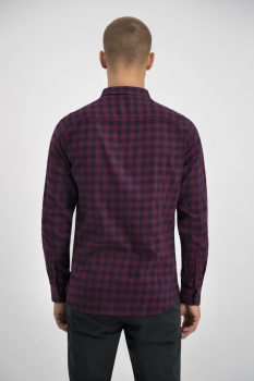 Dstrezzed Shirt Small Collar Tonal Block Check