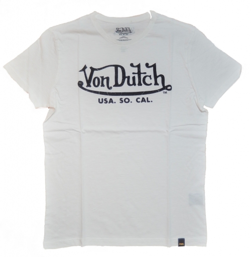 Von Dutch T-Shirt Logo Print White