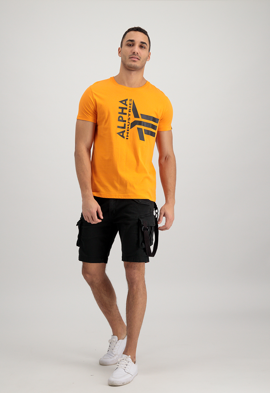 - Half Orange FASHIONCOAST Männer Alpha Industries Freizeitmode für Alpha - Logo T Foam