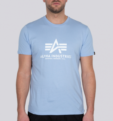 Alpha Industries Basic T-Shirt Light Blue