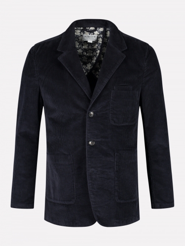 Dstrezzed Worker Blazer Ribcord Dark Navy