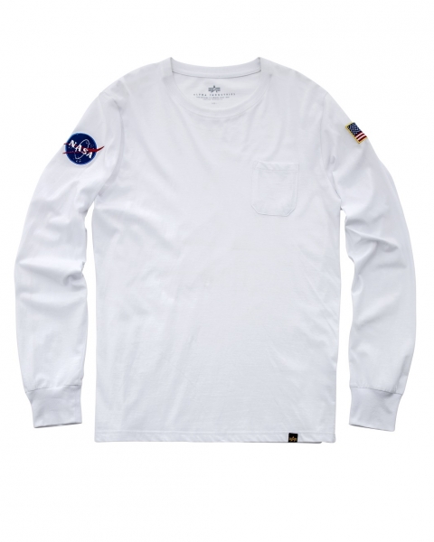 Alpha Industries NASA LS White