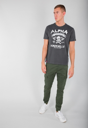 Alpha Industries Skull T Greyblack