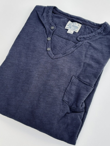 Dstrezzed V-Neck Heavy Slub Dark Navy
