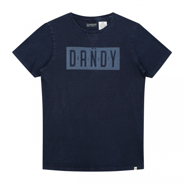 Dstrezzed Graphic T-Shirt Indigo Slub