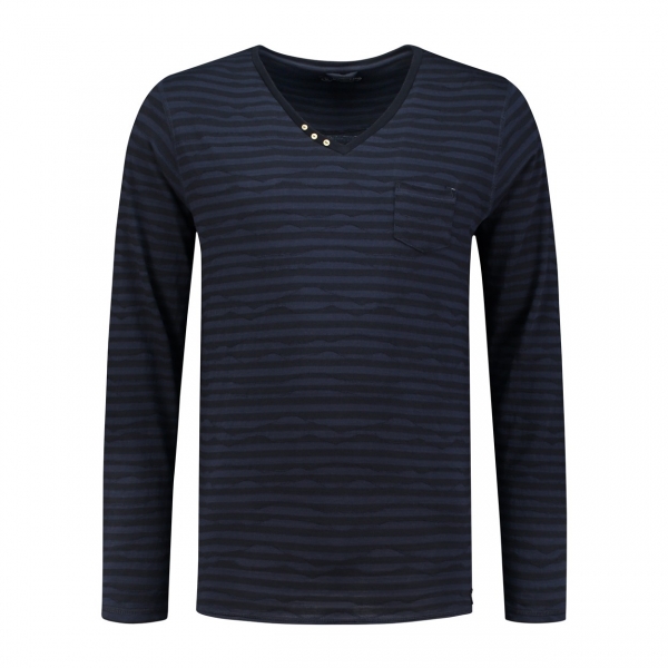 Dstrezzed Longsleeve V-Neck Dark Navy