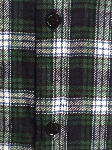 Dstrezzed Shirt Small BD Flannel Check Dk. Green
