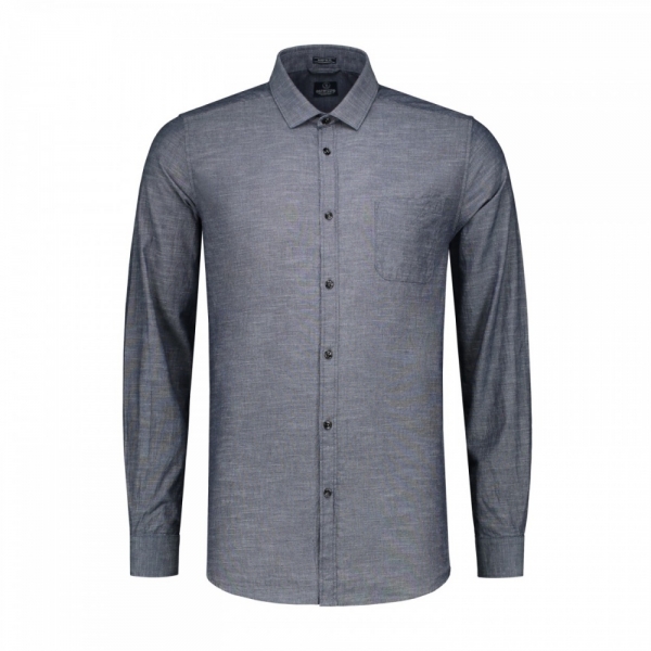 Dstrezzed Shirt Loose Chambray Dk. Indigo