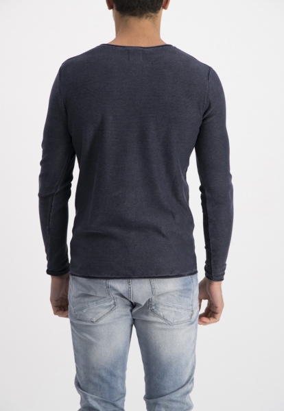 Dstrezzed Crew Acid Stripe Dark Navy