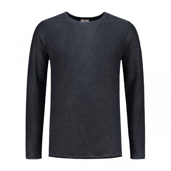 Dstrezzed Crew Acid Stripe Dark Navy