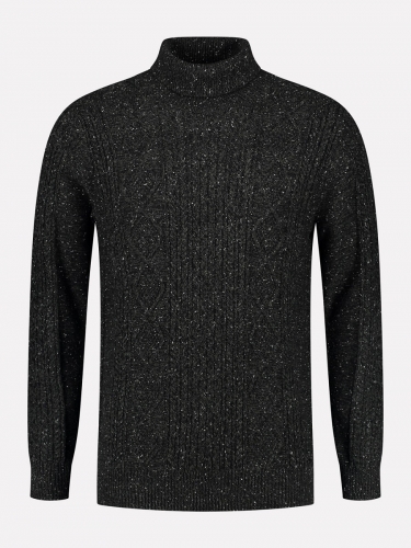 Dstrezzed Turtle Neck Naps Melange Anthra