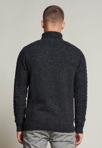 Dstrezzed Turtle Neck Naps Melange Anthra