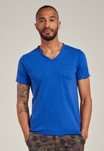 Dstrezzed Basic Stewart V-Neck Kobalt