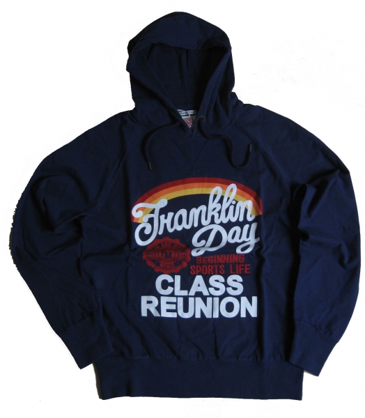 Franklin & Marshall Hoodie Diamond Blue