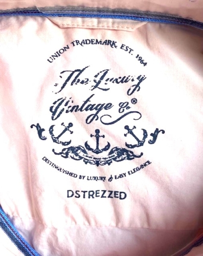 Dstrezzed Shirt Poplin Cold Pigment Lt. Pink