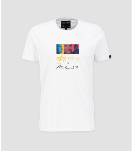 Alpha Industries Muhammad Ali Pop Art T White