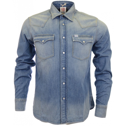 Franklin & Marshall Jeanshemd Wayne