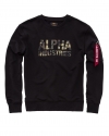 Alpha Industries Camo Print Sweat